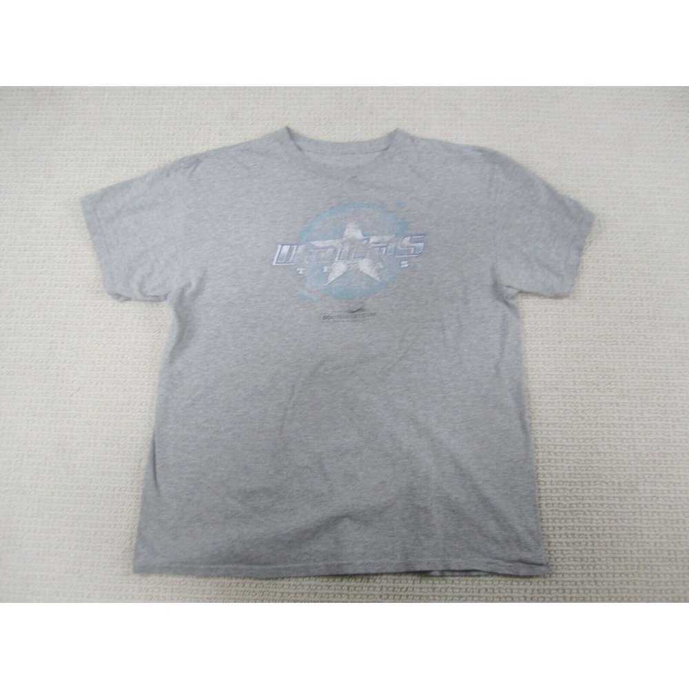 VTG Southwest Airlines Shirt Adult Large Gray Rapid Rewards Dallas‎ Texas Mens